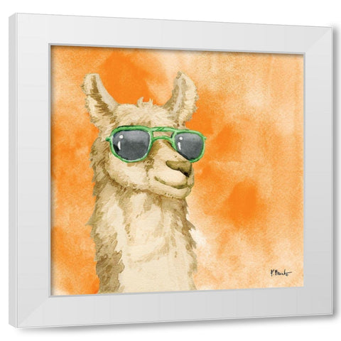 Sunny Farm VII White Modern Wood Framed Art Print by Brent, Paul