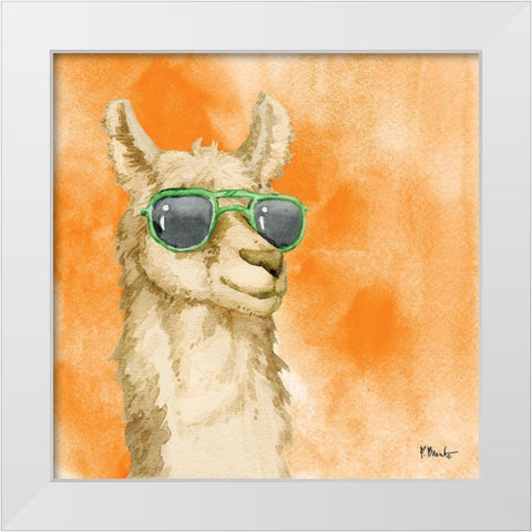 Sunny Farm VII White Modern Wood Framed Art Print by Brent, Paul