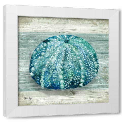 Northpoint Shells I White Modern Wood Framed Art Print by Brent, Paul