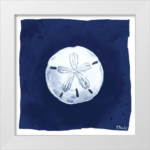 Dark Sea I White Modern Wood Framed Art Print by Brent, Paul