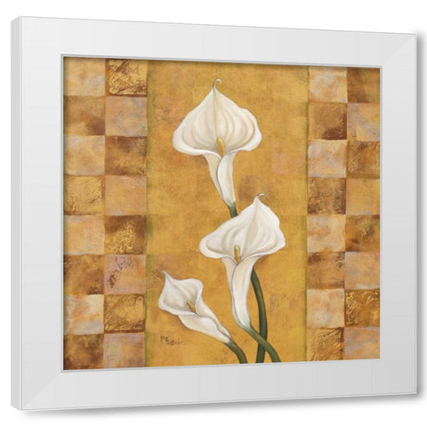 Flora del Rey II White Modern Wood Framed Art Print by Brent, Paul