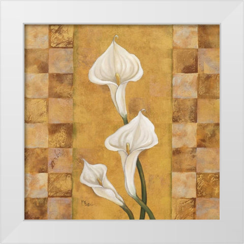 Flora del Rey II White Modern Wood Framed Art Print by Brent, Paul