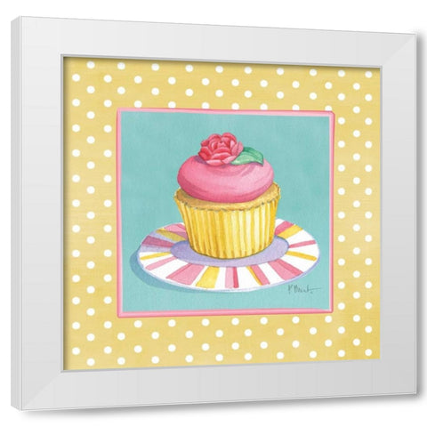 Sorority Girls I White Modern Wood Framed Art Print by Brent, Paul