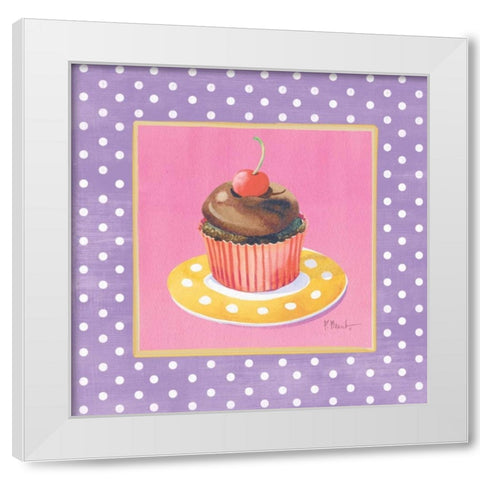 Sorority Girls IV White Modern Wood Framed Art Print by Brent, Paul