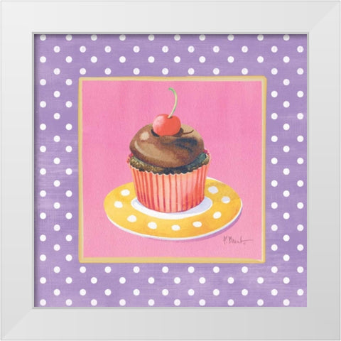 Sorority Girls IV White Modern Wood Framed Art Print by Brent, Paul