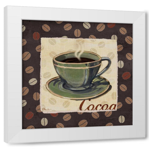 Cup of Joe I White Modern Wood Framed Art Print by Brent, Paul