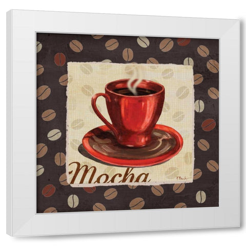 Cup of Joe II White Modern Wood Framed Art Print by Brent, Paul
