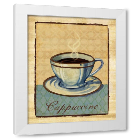 Coffee Club IV White Modern Wood Framed Art Print by Brent, Paul