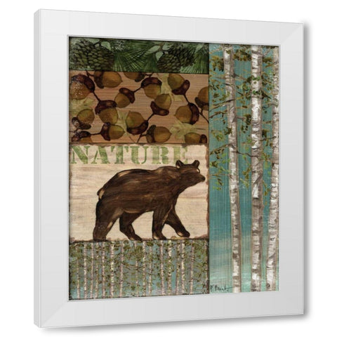 Nature Trail II White Modern Wood Framed Art Print by Brent, Paul