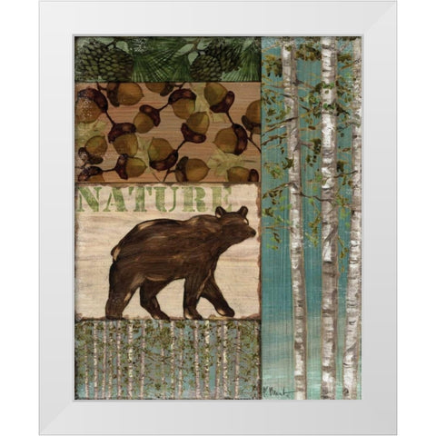 Nature Trail II White Modern Wood Framed Art Print by Brent, Paul