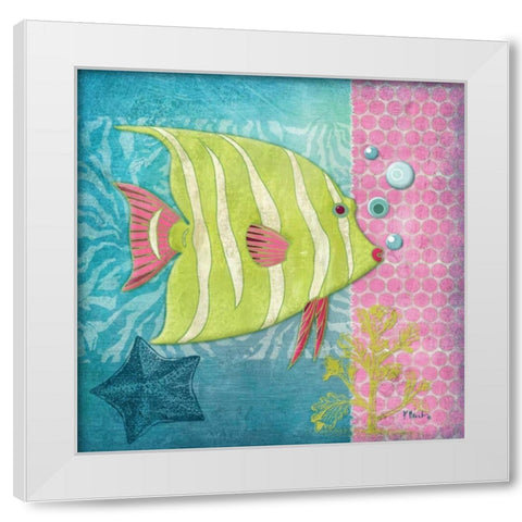 Fantasy Reef II White Modern Wood Framed Art Print by Brent, Paul