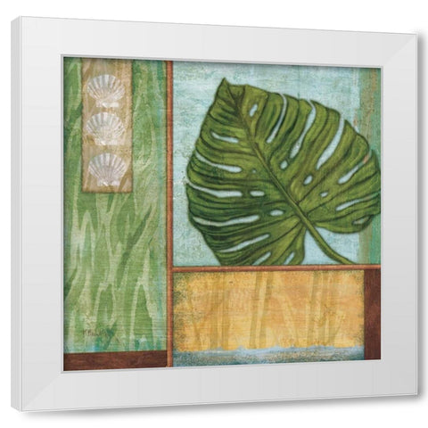 La Palma I White Modern Wood Framed Art Print by Brent, Paul