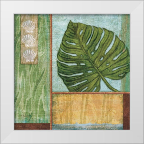La Palma I White Modern Wood Framed Art Print by Brent, Paul