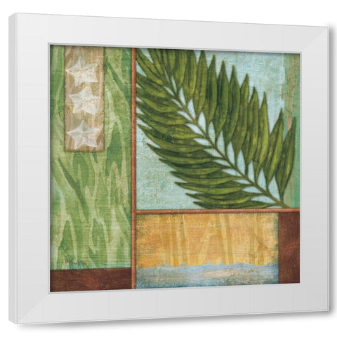 La Palma II White Modern Wood Framed Art Print by Brent, Paul