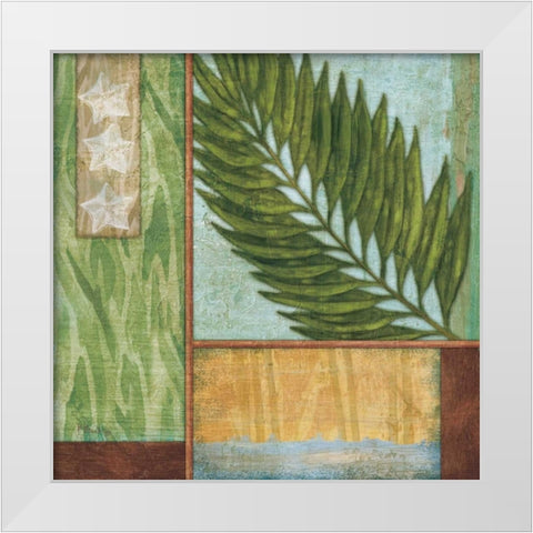 La Palma II White Modern Wood Framed Art Print by Brent, Paul