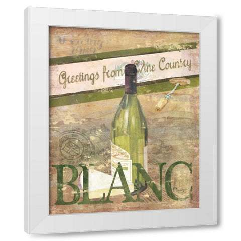 Chateau Chardonnay White Modern Wood Framed Art Print by Brent, Paul