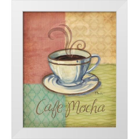 Quattro Coffee IV White Modern Wood Framed Art Print by Brent, Paul