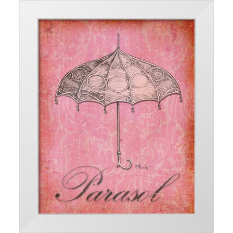 Parisian Market IV White Modern Wood Framed Art Print by Brent, Paul