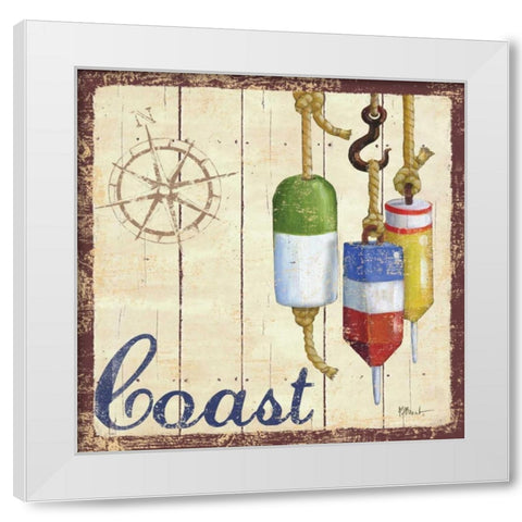Bridgeport II White Modern Wood Framed Art Print by Brent, Paul