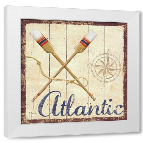 Bridgeport III White Modern Wood Framed Art Print by Brent, Paul