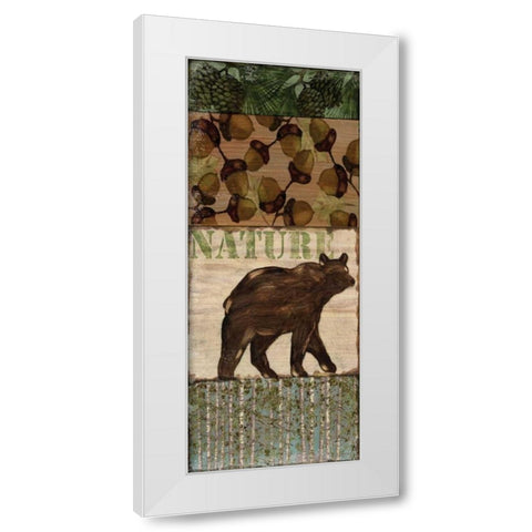 Nature Trail IV White Modern Wood Framed Art Print by Brent, Paul