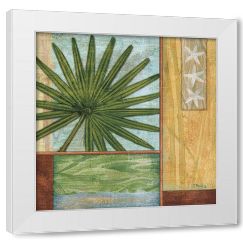La Palma III White Modern Wood Framed Art Print by Brent, Paul