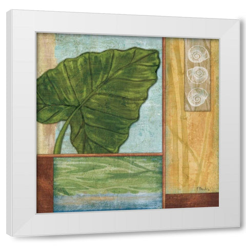 La Palma IV White Modern Wood Framed Art Print by Brent, Paul