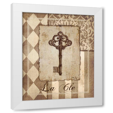 Provincial Collage III White Modern Wood Framed Art Print by Brent, Paul