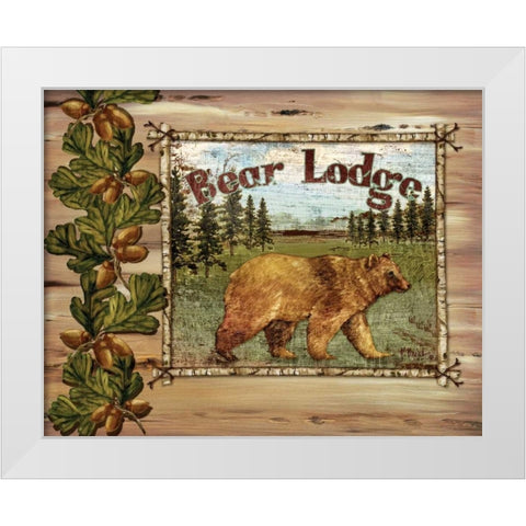 Forest Collage I White Modern Wood Framed Art Print by Brent, Paul