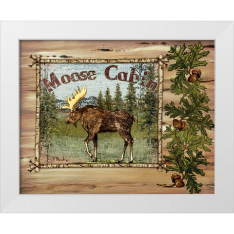Forest Collage II White Modern Wood Framed Art Print by Brent, Paul