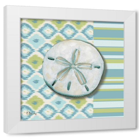 Watercolors IV White Modern Wood Framed Art Print by Brent, Paul