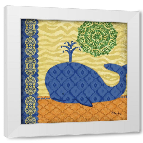 Sanctuary Bay II White Modern Wood Framed Art Print by Brent, Paul