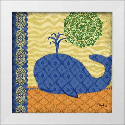 Sanctuary Bay II White Modern Wood Framed Art Print by Brent, Paul