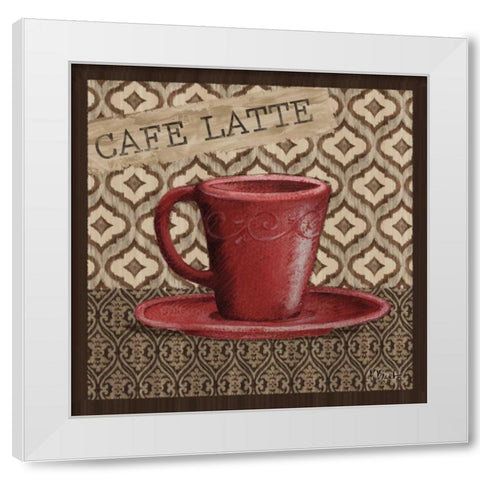 Barista I White Modern Wood Framed Art Print by Brent, Paul