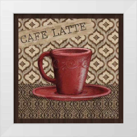 Barista I White Modern Wood Framed Art Print by Brent, Paul