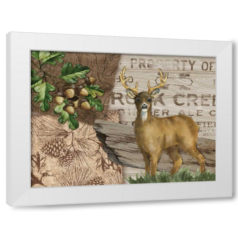 Alpine Collage I White Modern Wood Framed Art Print by Brent, Paul