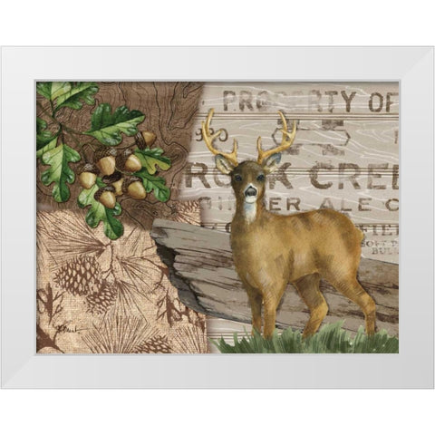 Alpine Collage I White Modern Wood Framed Art Print by Brent, Paul
