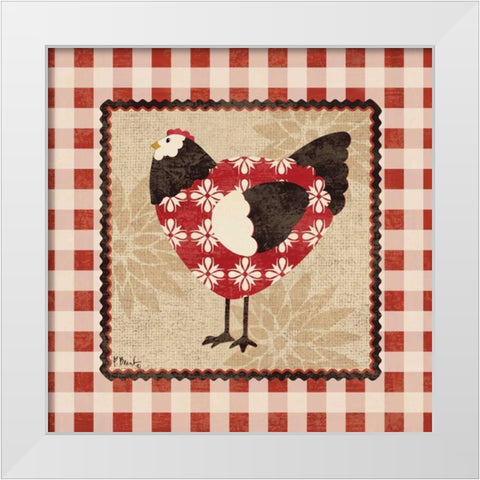 Rustic Roost II White Modern Wood Framed Art Print by Brent, Paul
