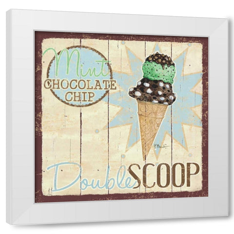 Sweet Treats I White Modern Wood Framed Art Print by Brent, Paul