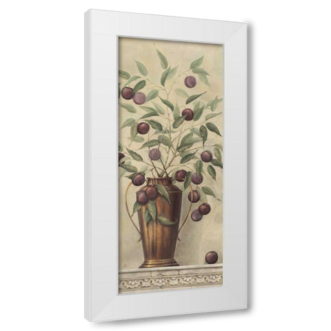 Prunier White Modern Wood Framed Art Print by Brissonnet, Daphne
