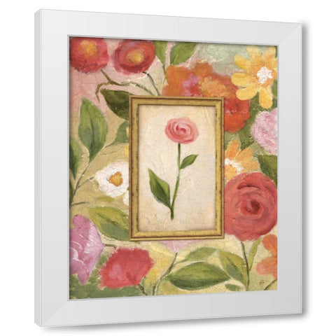 Sweet Romance II White Modern Wood Framed Art Print by Brissonnet, Daphne