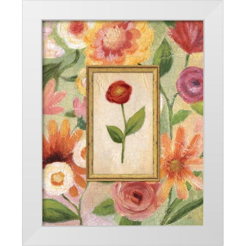 Sweet Romance III White Modern Wood Framed Art Print by Brissonnet, Daphne