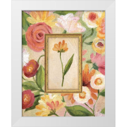 Sweet Romance IV White Modern Wood Framed Art Print by Brissonnet, Daphne
