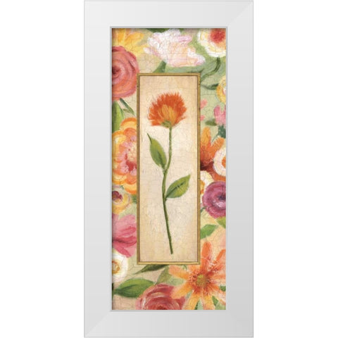 Sweet Romance Panel I White Modern Wood Framed Art Print by Brissonnet, Daphne
