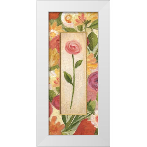 Sweet Romance Panel II White Modern Wood Framed Art Print by Brissonnet, Daphne
