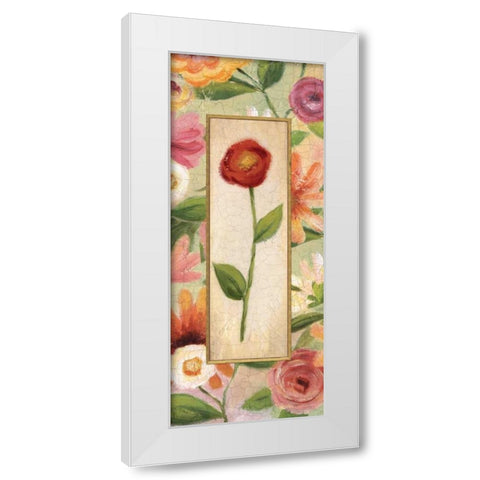Sweet Romance Panel III White Modern Wood Framed Art Print by Brissonnet, Daphne