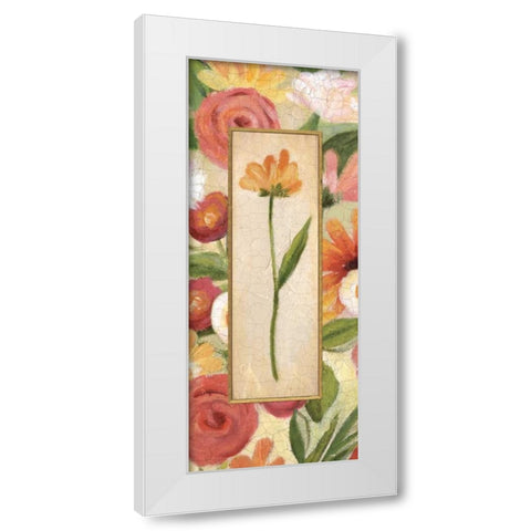 Sweet Romance Panel IV White Modern Wood Framed Art Print by Brissonnet, Daphne