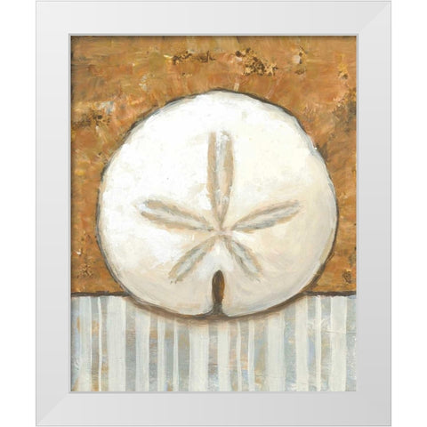 Vintage Shell IV White Modern Wood Framed Art Print by Bates, K.