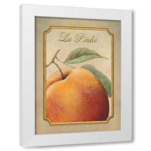 La Peche White Modern Wood Framed Art Print by Corbin, Delphine