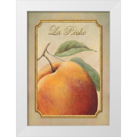 La Peche White Modern Wood Framed Art Print by Corbin, Delphine